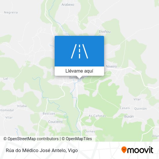 Mapa Rúa do Médico José Antelo