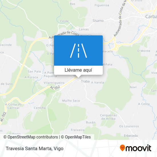 Mapa Travesía Santa Marta