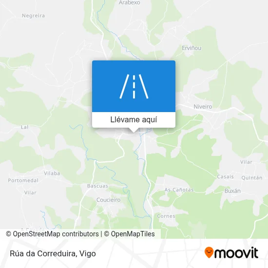 Mapa Rúa da Correduira