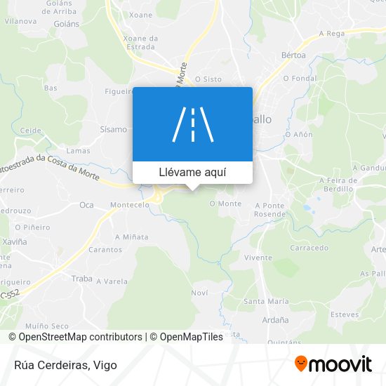 Mapa Rúa Cerdeiras