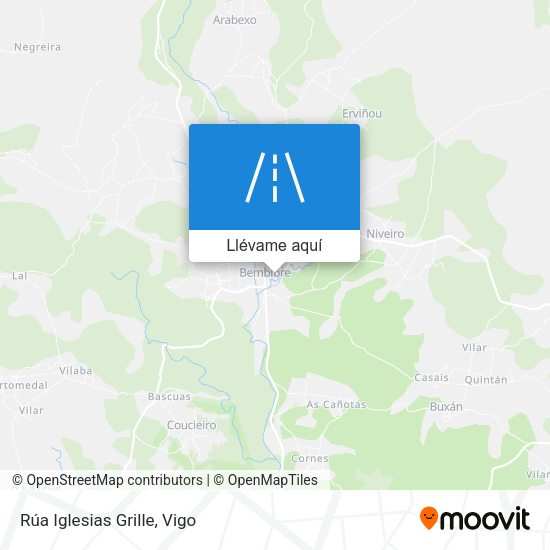 Mapa Rúa Iglesias Grille