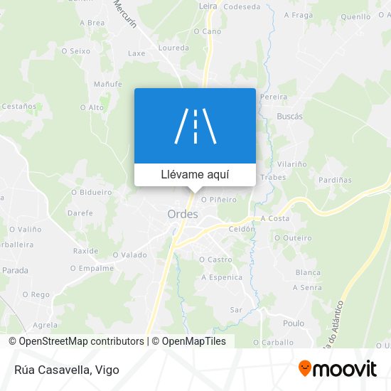 Mapa Rúa Casavella
