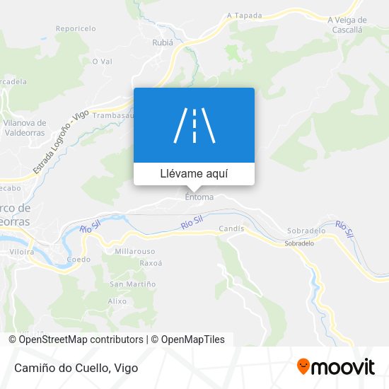 Mapa Camiño do Cuello