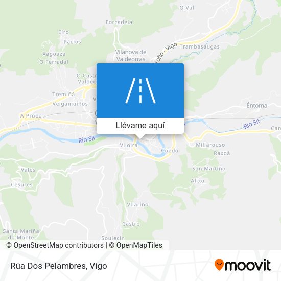 Mapa Rúa Dos Pelambres