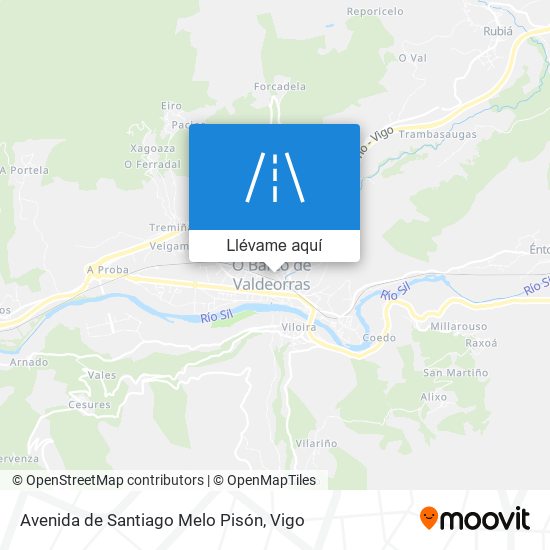 Mapa Avenida de Santiago Melo Pisón