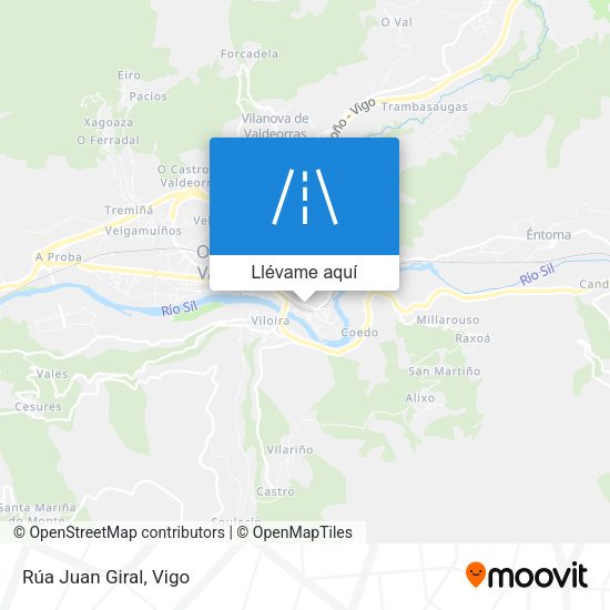Mapa Rúa Juan Giral