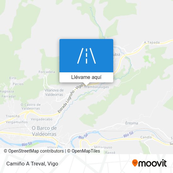 Mapa Camiño A Treval