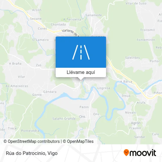 Mapa Rúa do Patrocinio