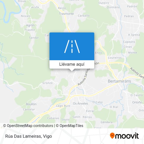 Mapa Rúa Das Lameiras