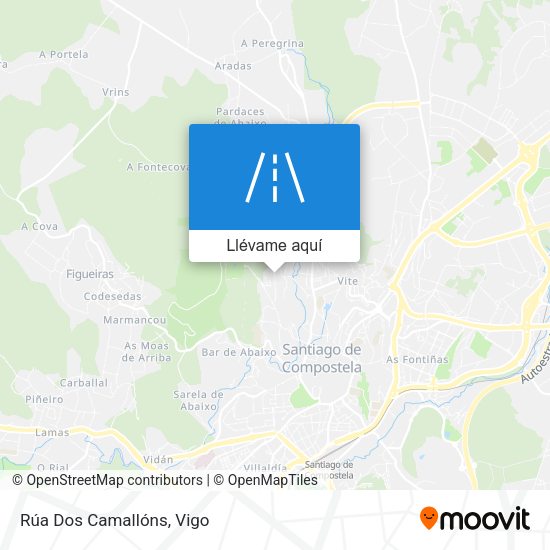 Mapa Rúa Dos Camallóns