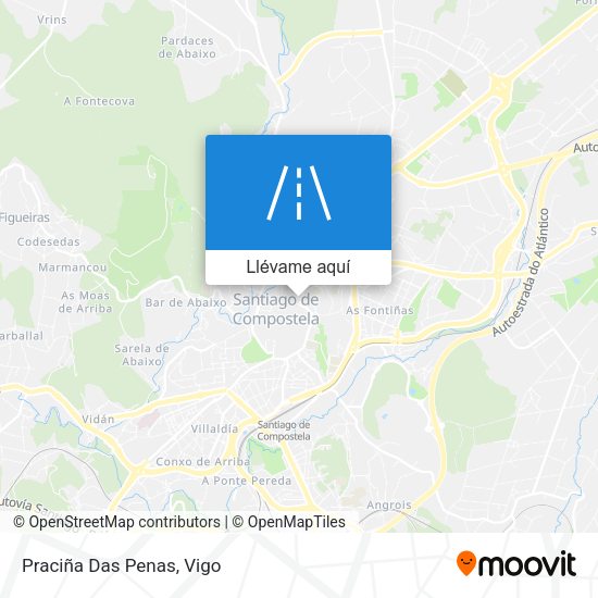 Mapa Praciña Das Penas