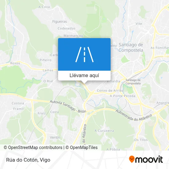 Mapa Rúa do Cotón
