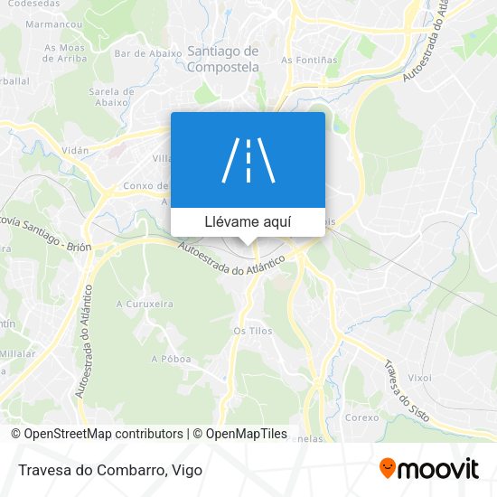 Mapa Travesa do Combarro