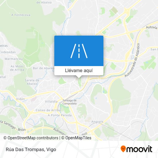 Mapa Rúa Das Trompas