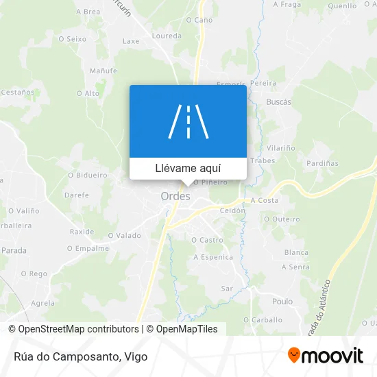 Mapa Rúa do Camposanto