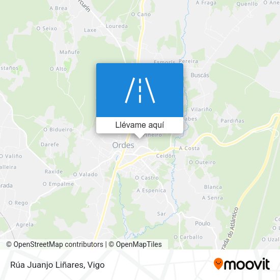 Mapa Rúa Juanjo Liñares