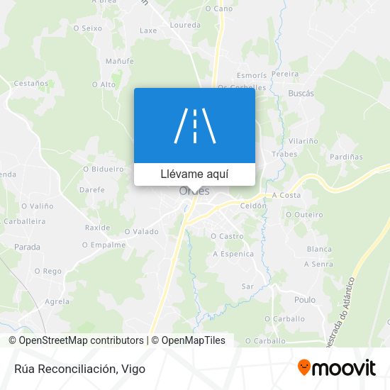 Mapa Rúa Reconciliación