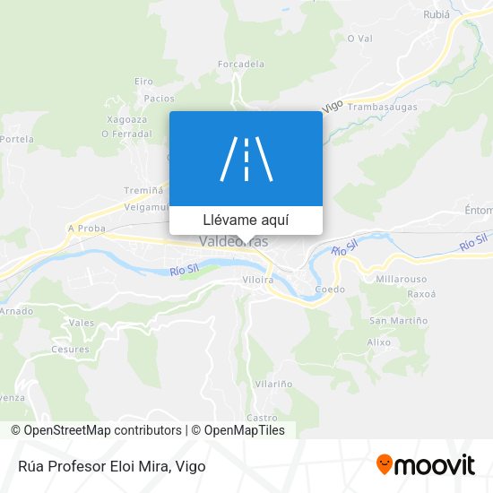 Mapa Rúa Profesor Eloi Mira