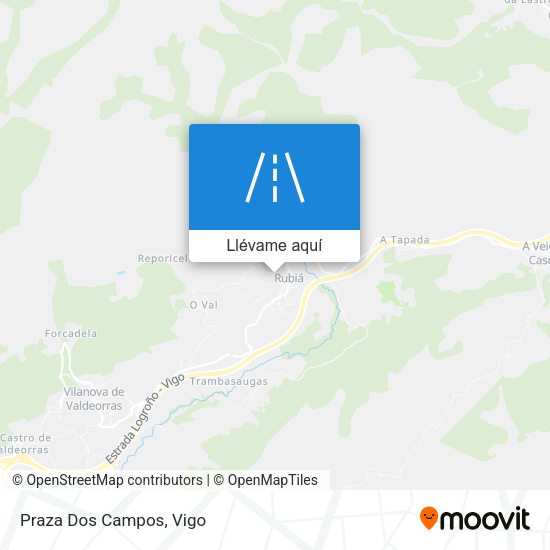 Mapa Praza Dos Campos