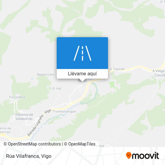 Mapa Rúa Vilafranca