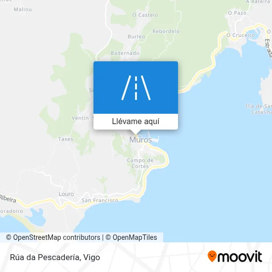 Mapa Rúa da Pescadería