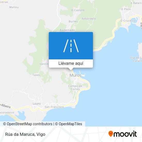 Mapa Rúa da Maruca
