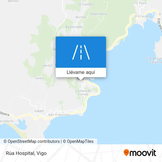 Mapa Rúa Hospital