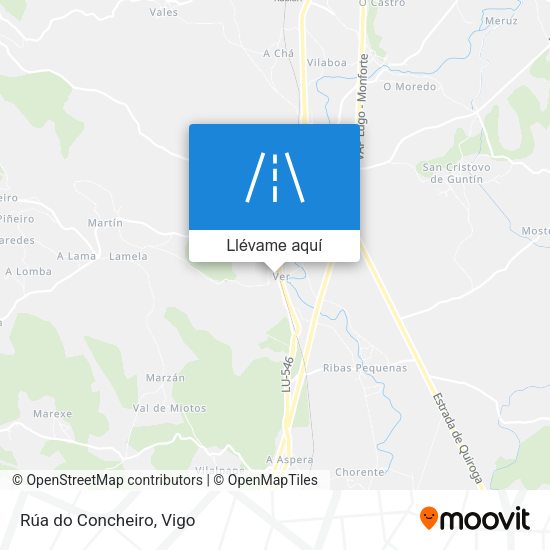 Mapa Rúa do Concheiro