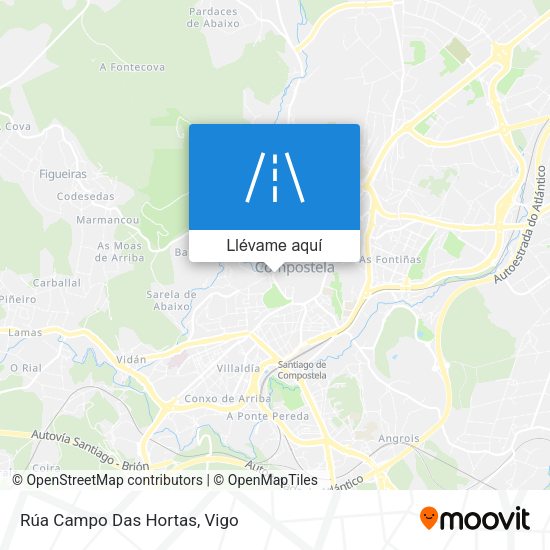 Mapa Rúa Campo Das Hortas