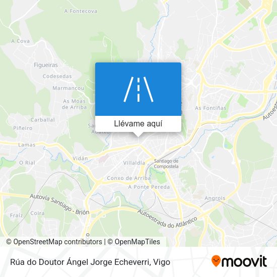 Mapa Rúa do Doutor Ángel Jorge Echeverri