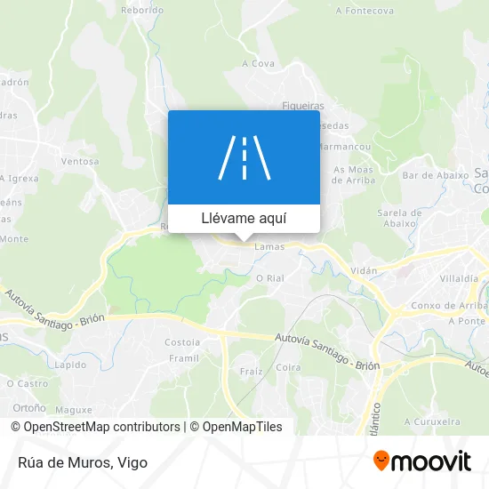 Mapa Rúa de Muros