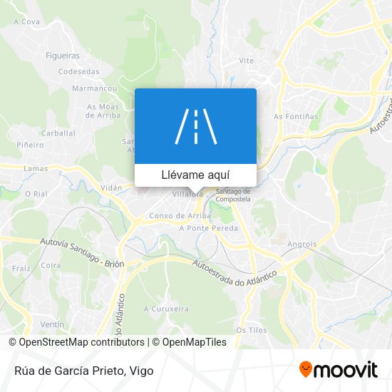 Mapa Rúa de García Prieto