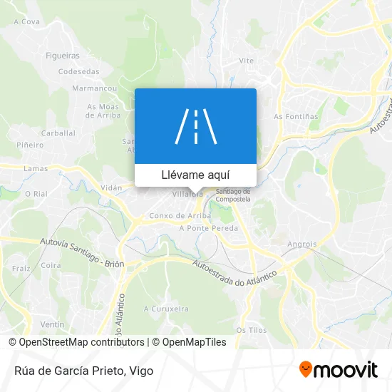 Mapa Rúa de García Prieto
