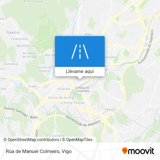 Mapa Rúa de Manuel Colmeiro
