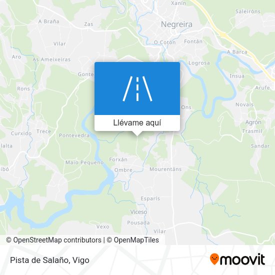 Mapa Pista de Salaño