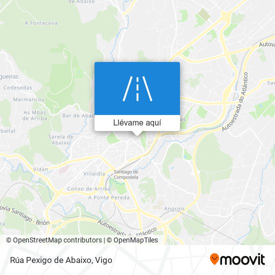 Mapa Rúa Pexigo de Abaixo