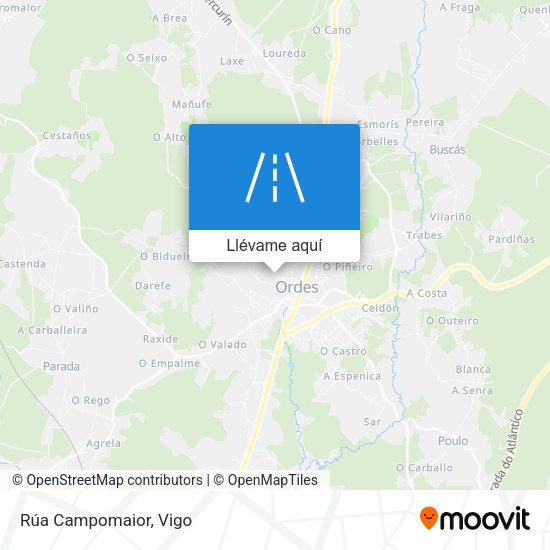 Mapa Rúa Campomaior