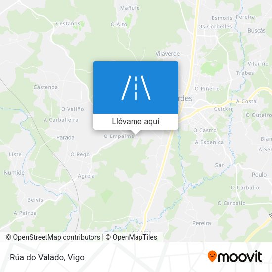 Mapa Rúa do Valado