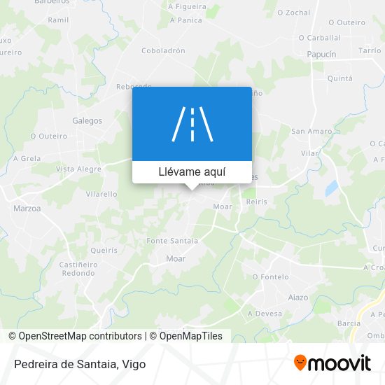 Mapa Pedreira de Santaia