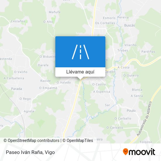Mapa Paseo Iván Raña