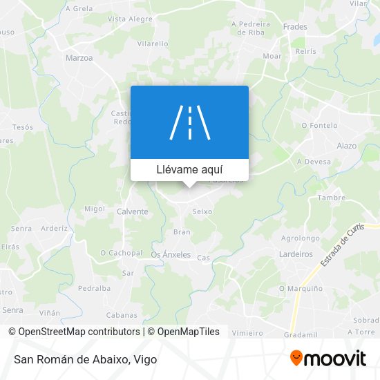 Mapa San Román de Abaixo
