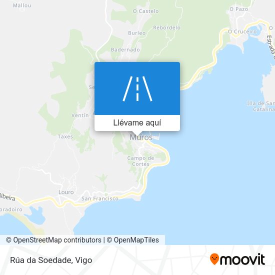 Mapa Rúa da Soedade