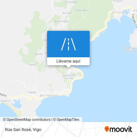 Mapa Rúa San Xosé