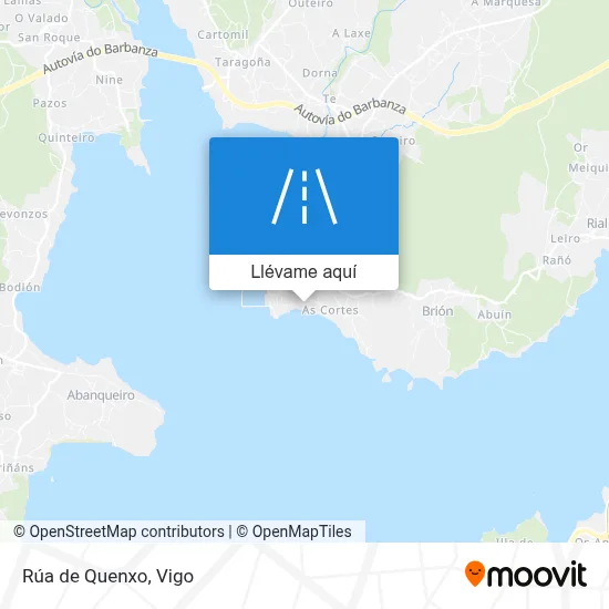 Mapa Rúa de Quenxo