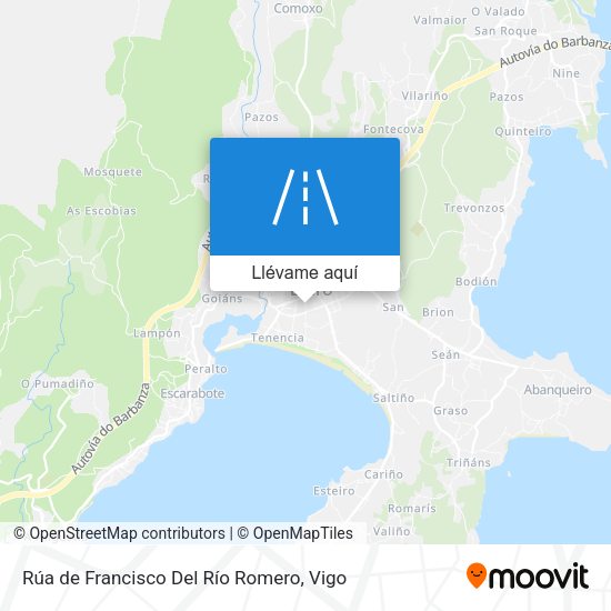 Mapa Rúa de Francisco Del Río Romero