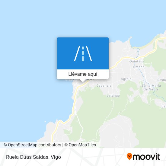 Mapa Ruela Dúas Saídas