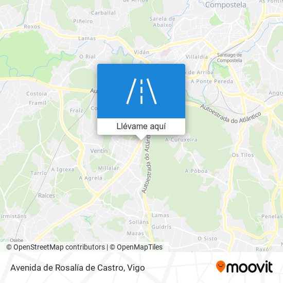 Mapa Avenida de Rosalía de Castro