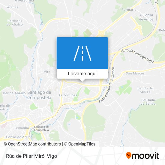 Mapa Rúa de Pilar Miró