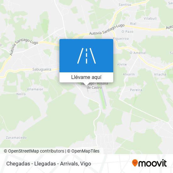 Mapa Chegadas - Llegadas - Arrivals