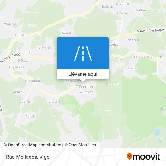 Mapa Rúa Mollacos